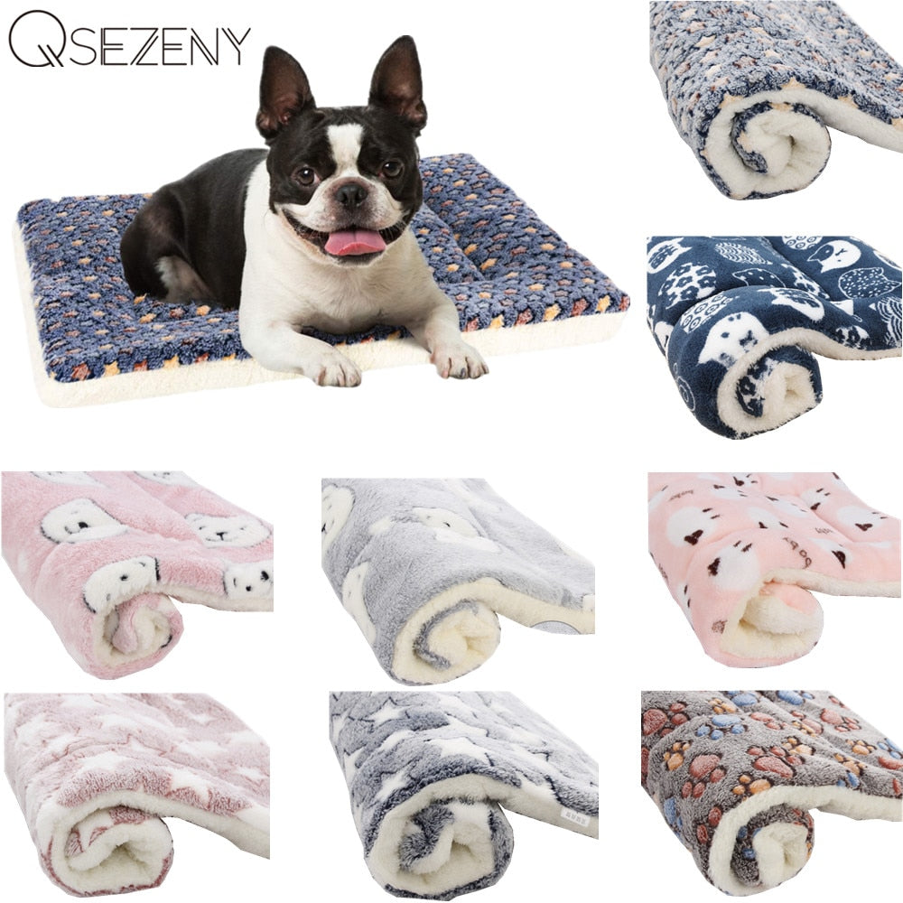 Cuddle Up in Style: Warm Pet Sleeping Mat and Cozy Fleece Blanket for Dogs and Cats – Dreamy Comfort for Paws Big and Small! 🌙🐾