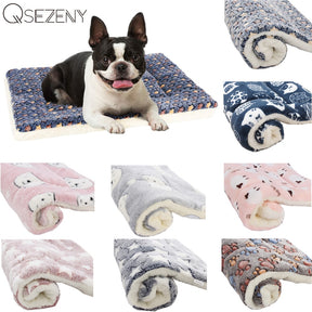 Cuddle Up in Style: Warm Pet Sleeping Mat and Cozy Fleece Blanket for Dogs and Cats – Dreamy Comfort for Paws Big and Small! 🌙🐾