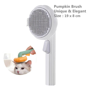 Pet Hair Shedding Self Comb Quick Removal Pet Hair Comb for Cats Dogs Self Cleaning Slicker Brush Cat Hair Cleaning Grooming