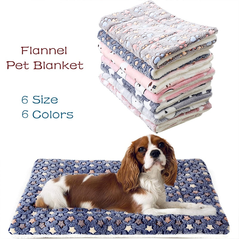 Cuddle Up in Style: Warm Pet Sleeping Mat and Cozy Fleece Blanket for Dogs and Cats – Dreamy Comfort for Paws Big and Small! 🌙🐾