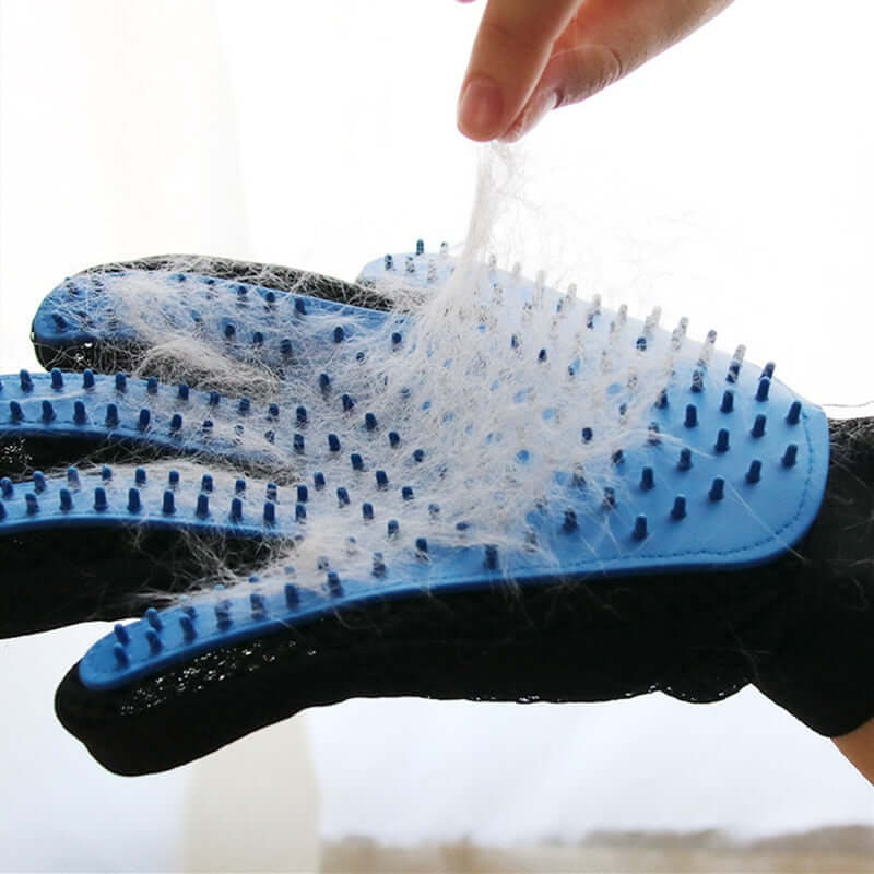 Glove Love: Pet Grooming Glove and Deshedding Brush – Your Cat's Perfect Spa Day and Dog's Ultimate Pampering Experience! 🐾✨