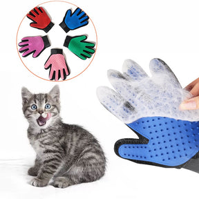 Glove Love: Pet Grooming Glove and Deshedding Brush – Your Cat's Perfect Spa Day and Dog's Ultimate Pampering Experience! 🐾✨