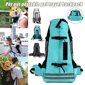 Reflective Breathable Pet Backpack: Safe & Comfy Travel Gear 🐾🎒✨