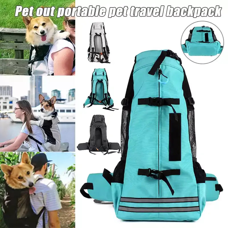 Reflective Breathable Pet Backpack: Safe & Comfy Travel Gear 🐾🎒✨